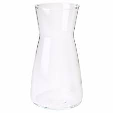 Karaff Clear Glass Decanter Wide Mouth Serving Glass Handle Less Carafe Jug Ikea Ebay Home Garden Clear Glass Carafe Ikea Jugs