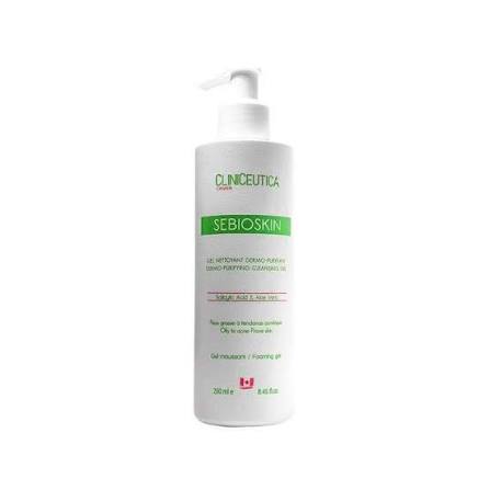 CLINICEUTICA SEBIOSKIN GEL NETTOYANT DERMO-PURIFIANT 250ML
