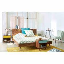 Check spelling or type a new query. Lit 160x200 En Bois De Sheesham Massif Quadra Maisons Du Monde