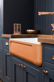 modern copper belfast sink