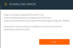 Origin is in offline mode. Download Error Origin Is Not Able To Download Sims 4 Dip Staged Answer Hq