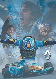 He won the series' world drivers' championship in 2005 and 2006 with renault , having also driven for mclaren , ferrari and minardi. Poster Fernando Alonso Renault 2005 2006 Poster By Pablo Sp Formula 1 Car Formula 1 Car Racing F1 Art