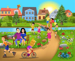 Free time = the time when you are not working, when you can choose what you do. Leisure Time Activities Walking Through The Park Running And Having Fun Stock Vector Illustration Of Laughing Bushes 113721468