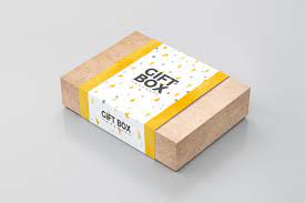 Download Free Craft Paper Gift Box Mockup Free Package Mockups