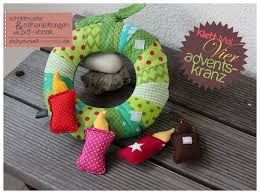 Adventskranz Fur Kinder Klett Mal Vier Nahanleitung Schnittmuster Nahen Weihnachten Weihnachtsdeko Nahen Weihnachten Spiele