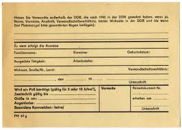 Die reisefreiheit von einzelpersonen in der ddr wird ab dem 15. Verweigerung Der Reiseerlaubnis Jugendopposition In Der Ddr