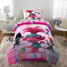He carries it around everywhere! Trolls 2 World Tour Bed In A Bag Kids Bedding Bundle Set 4 Piece Twin Walmart Com Walmart Com