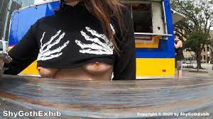 New boob slips public porn