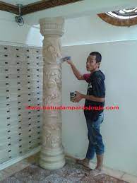 Karena rumah merupakan tempat yang digunakan untuk berlindung dari terik matahari dan terpaan air hujan. Model Relief Tiang Dalam Rumah Minimalis Minimalisku Desain Menarik