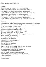 On Twitter Daddy Kid Milli Eng Lyrics Ive Been Wanting To Translate This For A Very Long Time Just Want To Hug Him For Writing His Real Honest Feelings In