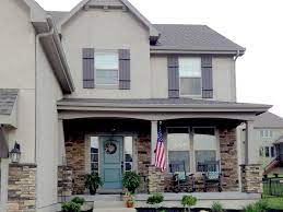 It will create the illusion of a cozy space. Keystone Gray Sw 7504 Exterior From Life Love Larson Exterior Gray Paint House Exterior Grey Exterior
