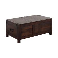Please select at least 2 items to compare. 20 Off Crate Barrel Crate Barrel Taka Trunk Coffee Table With Storage And Wine Rack Tables