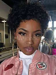 African American Wigs Black Short Curly Human Hair Wigs For Women Wigs Black African Natural Hair Styles Big Chop Natural Hair Short Natural Hair Styles