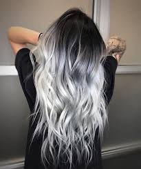 Black And Silver Hair Color Icy Hair For This Snowy Day Tak Hair Styles Silver Hair Color Icy Hair