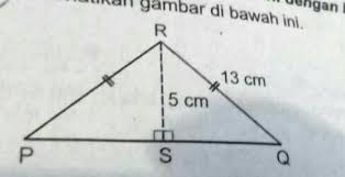 Soal uh mtk smp kelas 7 bab segitiga dan segi empat. Soal Hots Tentukan Panjang Pq Dan Luas Segitiga Pqr Brainly Co Id
