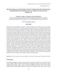 Operasi larangan penjualan rokok di bawah harga minimum rokok dan rokok tanpa amaran kesihatan. Pdf Penguatkuasaan Undang Undang Terhadap Pengendalian Kebersihan Dan Keselamatan Makanan Di Kantin Sekolah
