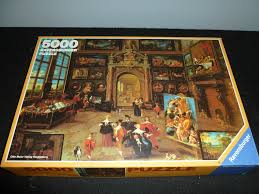Gibsons jigsaw puzzle the gardener's round g5047 5000 Piece Puzzle Gallery Of A Collector By Frans Francken Ii Ravensburger A Photo On Flickriver