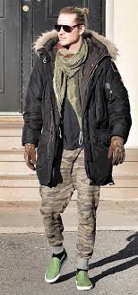 Gq Style Winter Edition Parajumpers Parka And Camouflage Gq Style Best Dressed Man Men Style Tips