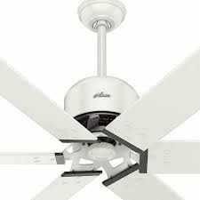 Durable, extremely energy efficient, and big and powerful enough for any needs, this modern industrial ceiling fan is a winner. Hunter Fan Company 96 Inch Indoor Or Outdoor Industrial Ceiling Fan Fresh White 1 Unit Qfc