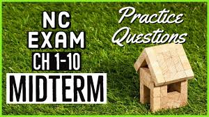 Nc Real Estate Exam Midterm Review Ch 1 10 Questions Youtube