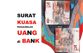 Contoh Surat Kuasa Pengambilan Uang Di Bank Doc Dan Pdf Format Administrasi Desa