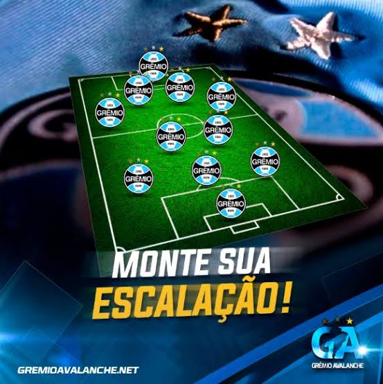 MONTE SUA ESCALAÇÃO! Chapecoense x Grêmio