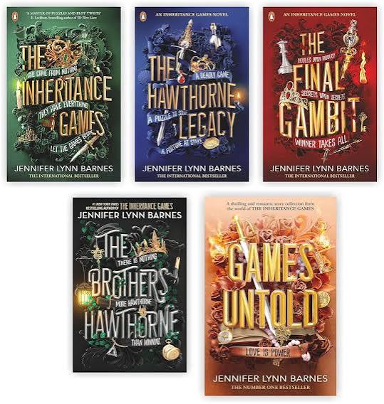 The Inheritance Games 5 Books Collection Set By Jennifer Lynn Barnes NEW  Paprbck