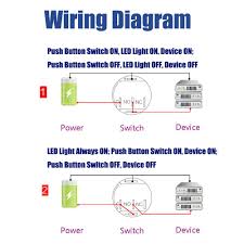 Wiring diagram comes with several easy to stick to wiring diagram guidelines. Amazon Com Yakamoz Dc12v 16mm 5 8 Metal Momentary Push Button Switch Blue Led Power Symbol Car Diy Switch Black Industrial Scientific