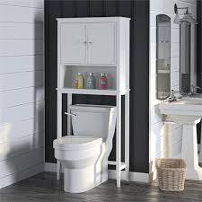 Home bath accessories bathroom furniture bathroom wall cabinets. Systembuild Franklin Over The Toilet Storage Cabinet In Soft White Walmart Com Walmart Com