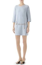 Gucci Belted Cotton Blend Sweater Dress Fashion Clothes For Women Nordstrom Dresses