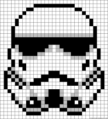 Stormtrooper Star Wars Perler Bead Pattern By Sherri Star Wars Stormtroopers Ideas Of Star Wars Sto Star Wars Crochet Star Wars Quilt Cross Stitch Patterns