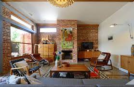 Another view of the same interior. Mid Century Modern Family Home Situated One Metre From Workamy Houzz Connecting Midcentury Living Room Adelaide By Jeni Lee Houzz