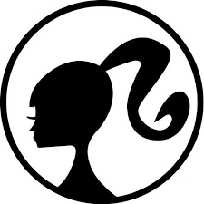 Barbie Head Logo Mattel Vinyl Decal Sticker 5 White Amazon Barbie Silhouette Barbie Tattoo Barbie Logo