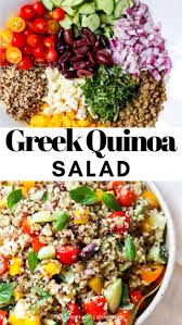 Greek Quinoa Salad With Lentils Gluten Free Daisybeet Recipe In 2020 Greek Quinoa Salad Quinoa Salad Recipes Quinoa Recipes Easy
