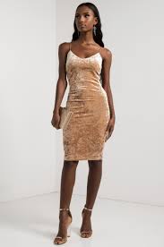 Akira Sweetheart Neckline Bodycon Thin Strap Velvet Midi Dress In Gold Black Marsala Dresses Bandage Dress Bodycon Mini Dress