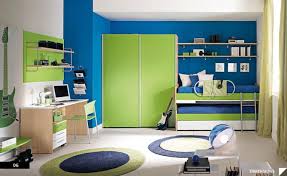 Your nursery palette can also have a profound psychological effect on your little one. Sophisticated Boys Room Also Blue And Green Combination Color Also Electric Guitars And Sun Rise Trough The Boy Room Paint Green Boys Room Boys Bedroom Colors