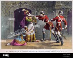 Indian mutiny 1857 delhi hi-res stock ...