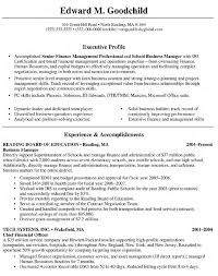school business manager resume sample