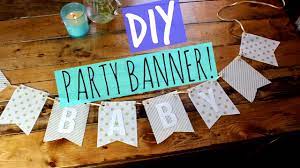 I have so many scraps. Diy Party Banner Youtube
