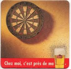 Chez Moi C Est Pres De Ma Stella Artois Bierdeckel Bier Deckel