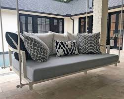 The outdoor cushions are accessories used to furnish an outdoor space with colors, mix of materials and patterns capable of completing the project of outdoor furniture. Sunbrella Daybed Custom Cushion Crib Mattress Farmhouse Decor Porch Swing Glider Swing Bed Outdoor Fabric 52 X 28 X 8 Cover In 2021 Outdoor Daybed Cushion Daybed Cushion Porch Swing
