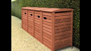 Sie möchten ihre mülltonne verstecken? Mulltonnenbox Holz Fur 120 240 Liter Mullbox Standard Youtube
