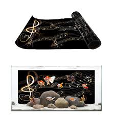 We have 515,000 awesome users, of whom 345 are online right now! Fantasy Star Aquarium Background Music Note Fish Tank Wallpaper Easy To Apply And Remove Pvc Sticker