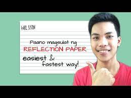 The ability to reflect beams or rays. How To Write Reflection Paper School Hacks Youtube