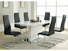 Modern dining chairs are a broad definition encompassing a huge variety of modern kitchen chairs including those with and without arms. Coaster Dining Room Nameth Contemporary White Dining Table 102310 Furniture Market Austin Tx