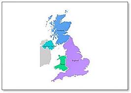 Das ist der offizielle name für das land großbritannien, ist die insel, die sich aus den drei ländern england, schottland und wales zusammensetzt. Amazon De Silhouette Der Britischen Provinces Kuhlschrankmagnet Schottland Wales England Nordirland