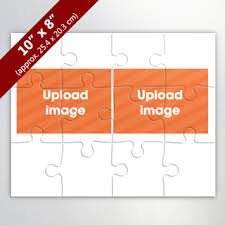 Enter child's name, select a caption category, select a caption, select a picture, select a border, write a short message. Make Your Own 2 Photo Puzzle With Custom Background
