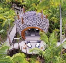 The resort offers two gourmet restaurants, two hotel bars, a luxurious spa, and an organic fruit orchard and vegetable garden. Future Island How Richard Bailey Built Marlon Brando S Vision Into The World S Most Luxurious Eco Resort Surface