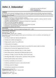Auto Mechanic Resume Sample Free Good Resume Examples Resume Resume Examples