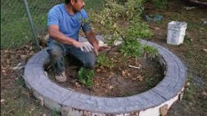 Diy jardinera con bloques de hormigón. Como Hacer Una Jardinera Redonda Paso Por Paso Hazlo Tu Mismo Youtube
